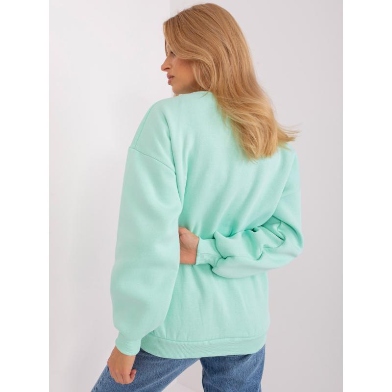 Dámská mikina s kapucí LYERAM mátová