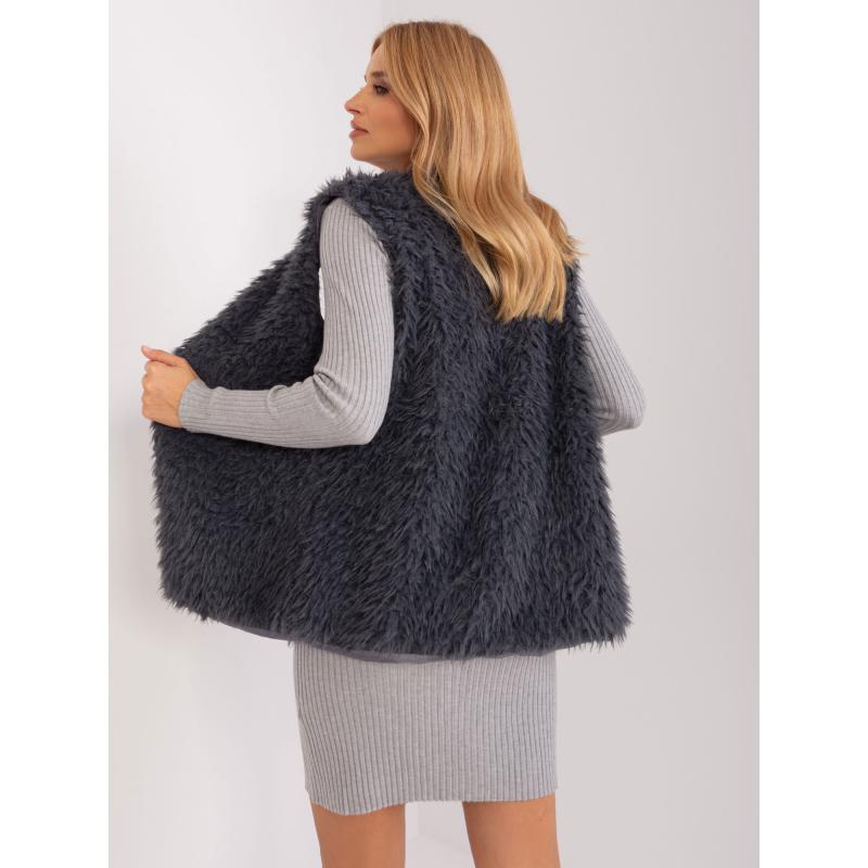 Női mellény béléssel OCH BELLA grafit