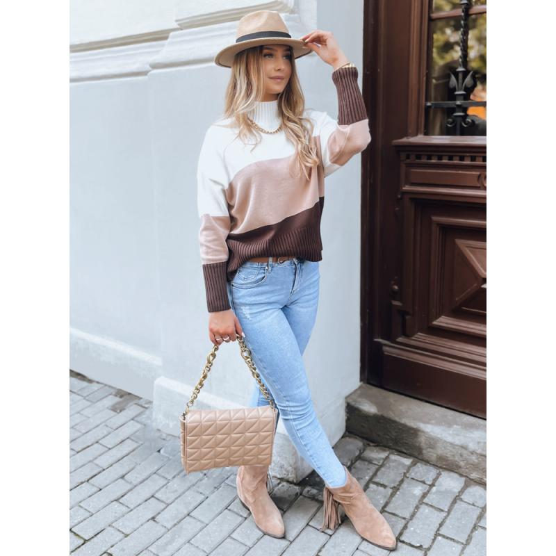 Dámsky sveter SERENE coffee