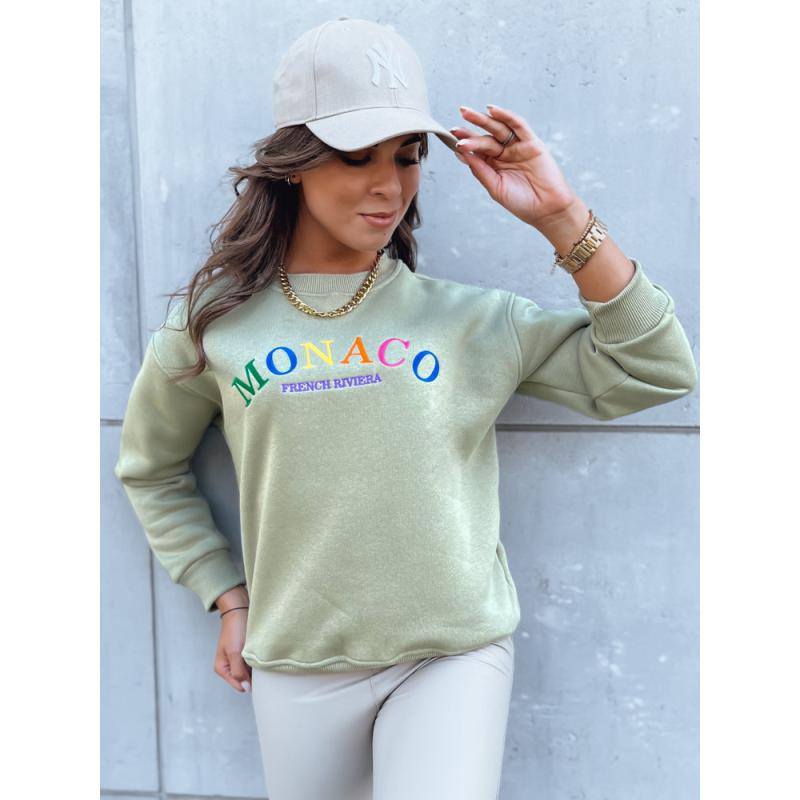 Dámská mikina nadměrné velikosti MONACO tmavě zelená