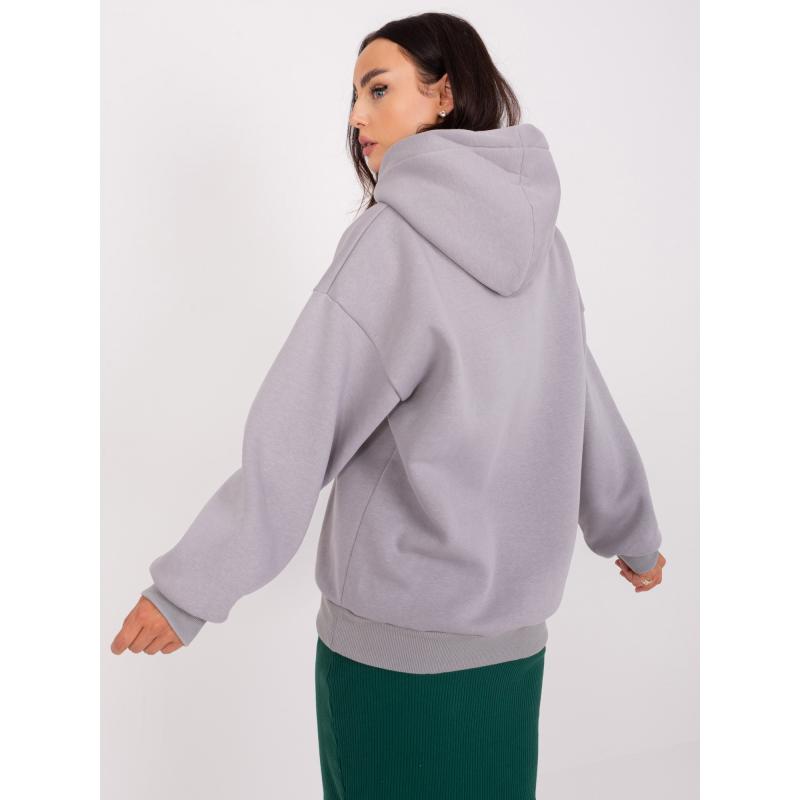 Női kapucnis pulóver HYNY szürke