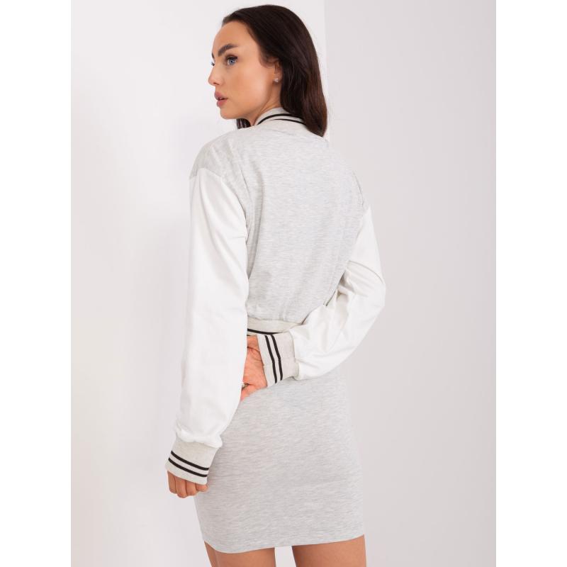 Dámský komplet s baseballovou mikinou PHOLALE světle šedý