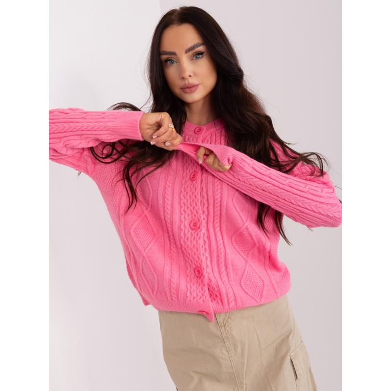 Női gombos pulóver SYETR rózsaszín