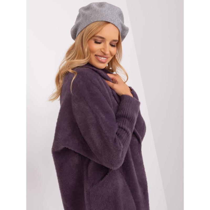 Dámský baret PLETA šedý