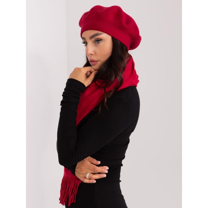 Dámský baret NESS bordó