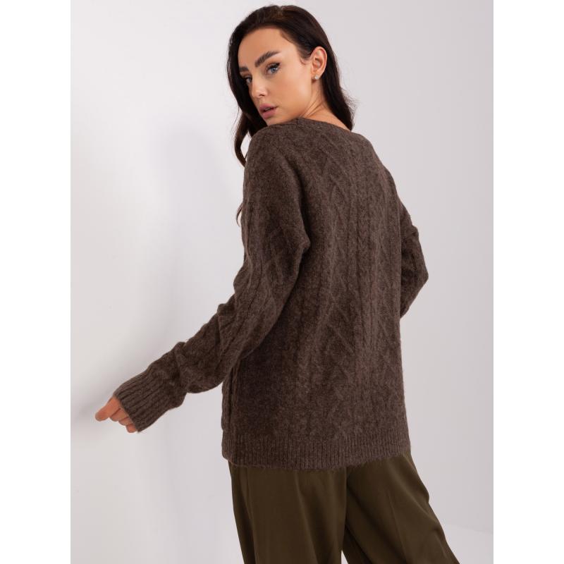 Női kardigán RHA barna