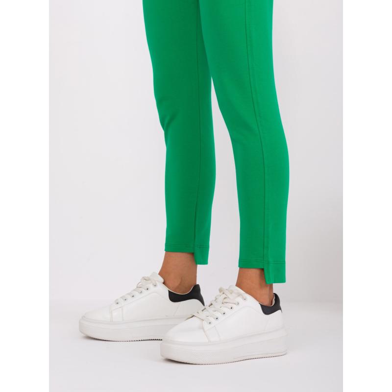 Dámské tepláky se zavazováním TEA zelené