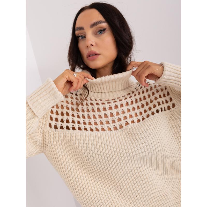 Dámský rolák AIA krémový