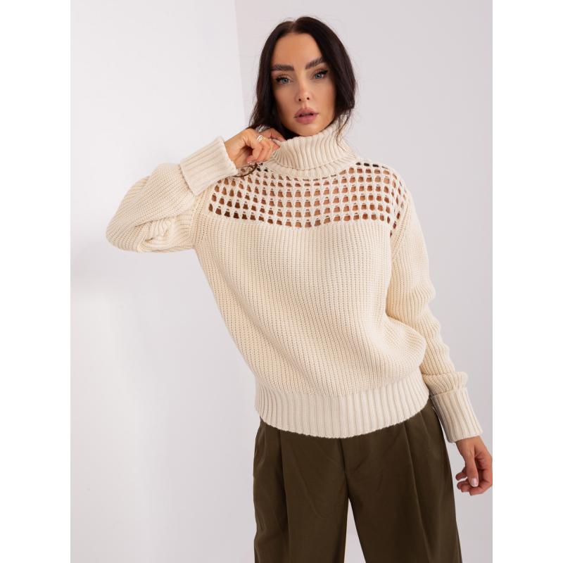 Dámský rolák AIA krémový