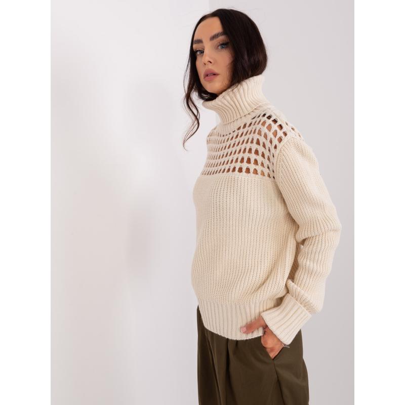 Dámský rolák AIA krémový