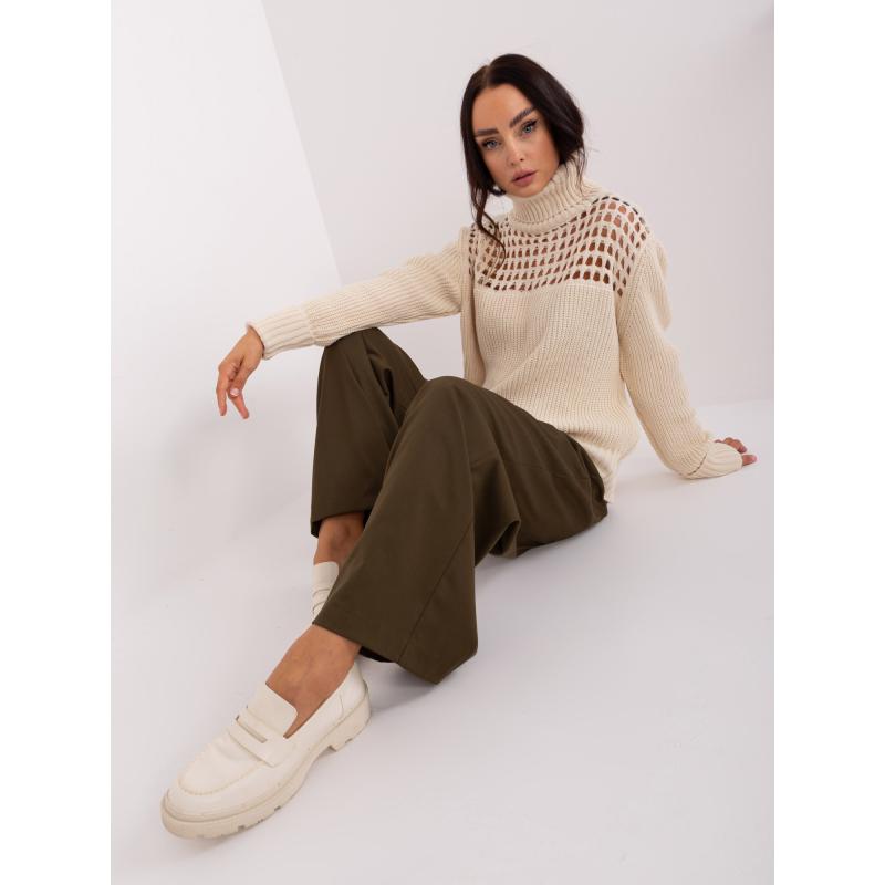 Dámský rolák AIA krémový