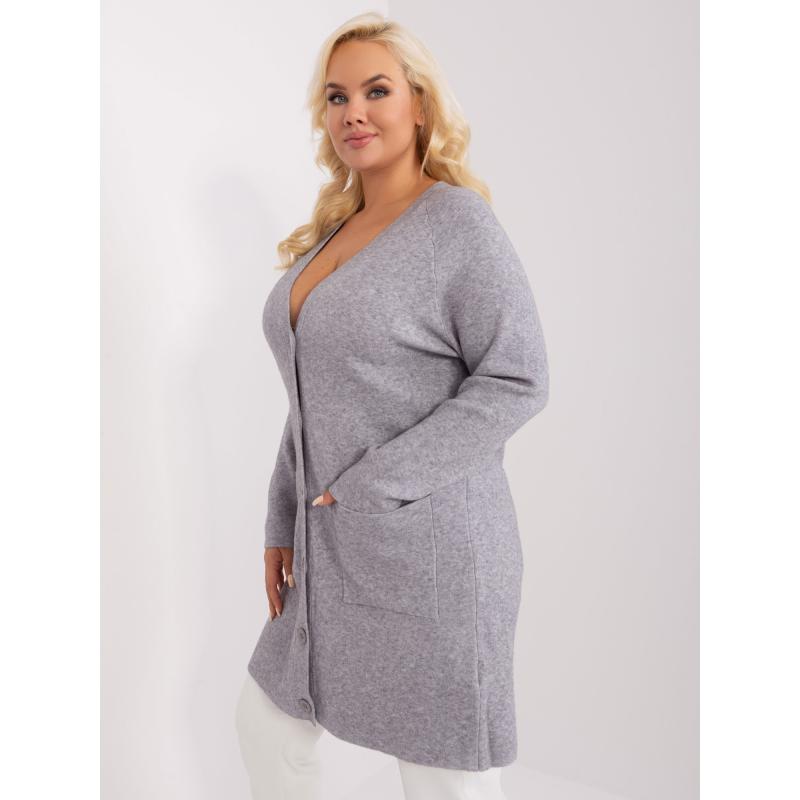 Női viszkóz pulóver HECH szürke