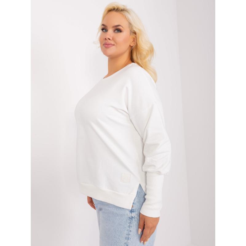 Női plus size blúz WOLLA ecru