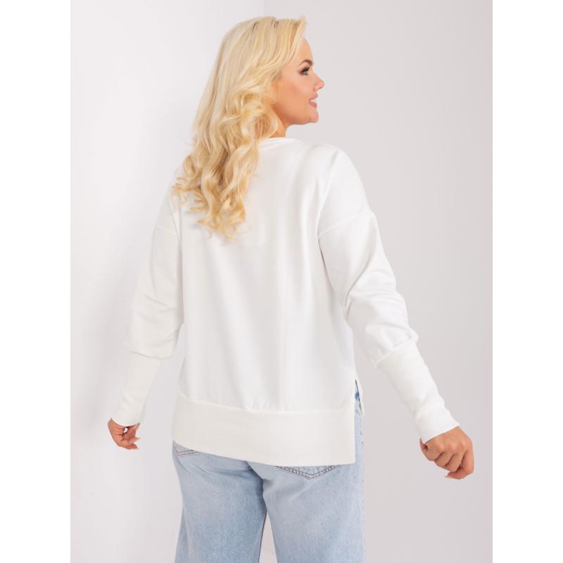 Női plus size blúz WOLLA ecru