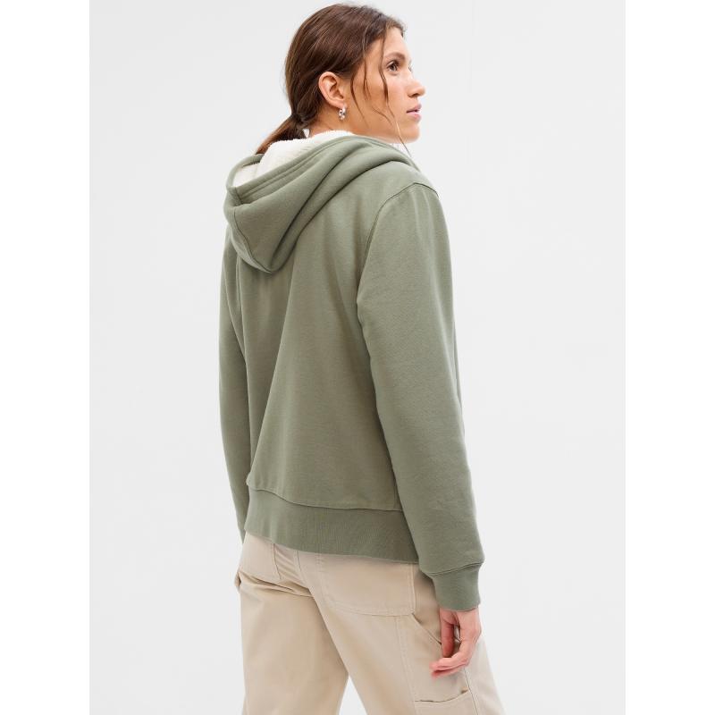 GAP logós sherpa pulóver