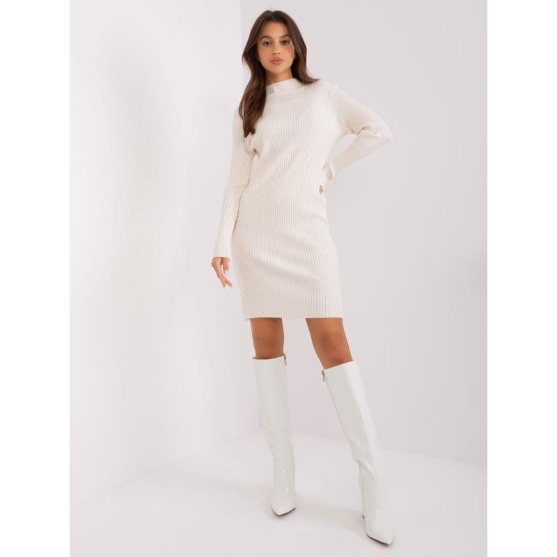 Dámské šaty pletené FUD ecru