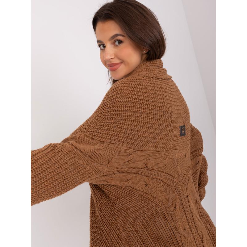 Dámský svetr OCH BELLA hnědý 