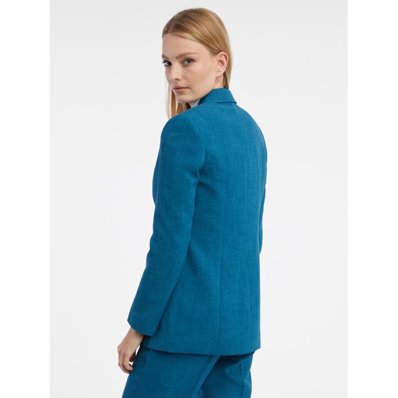 Modré dámske sako