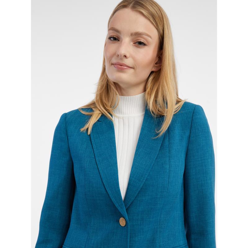 Modré dámske sako