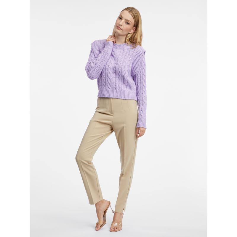 Svetlo fialový dámsky sveter