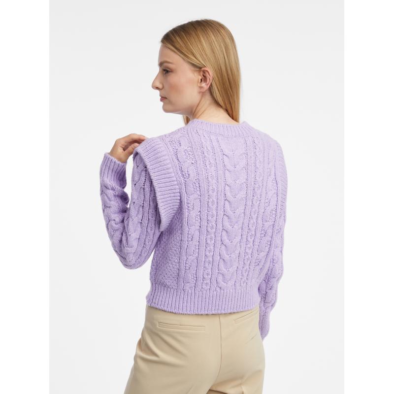 Svetlo fialový dámsky sveter