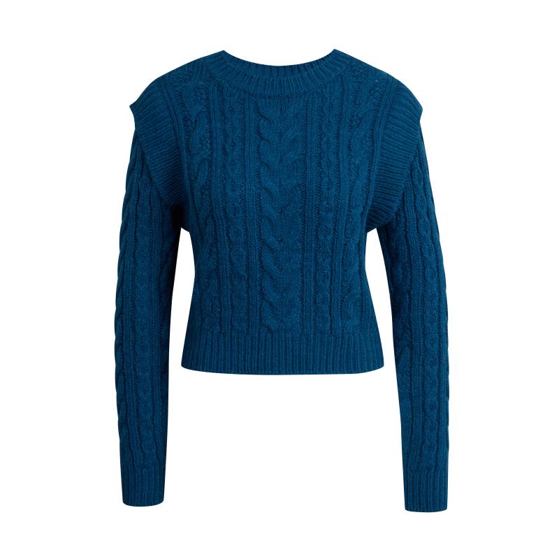 Modrý dámsky sveter