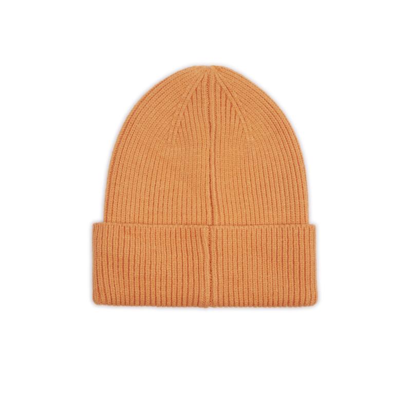 Narancssárga női bordázott sapka