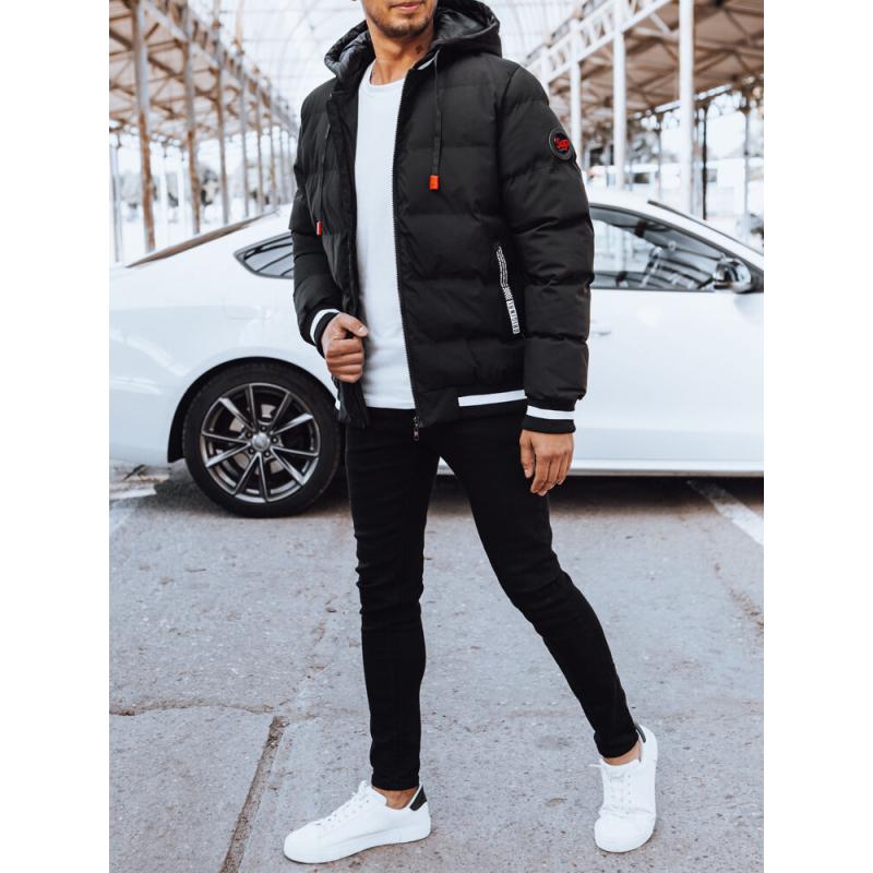 Pánska zimná bunda bomber WINA čierna