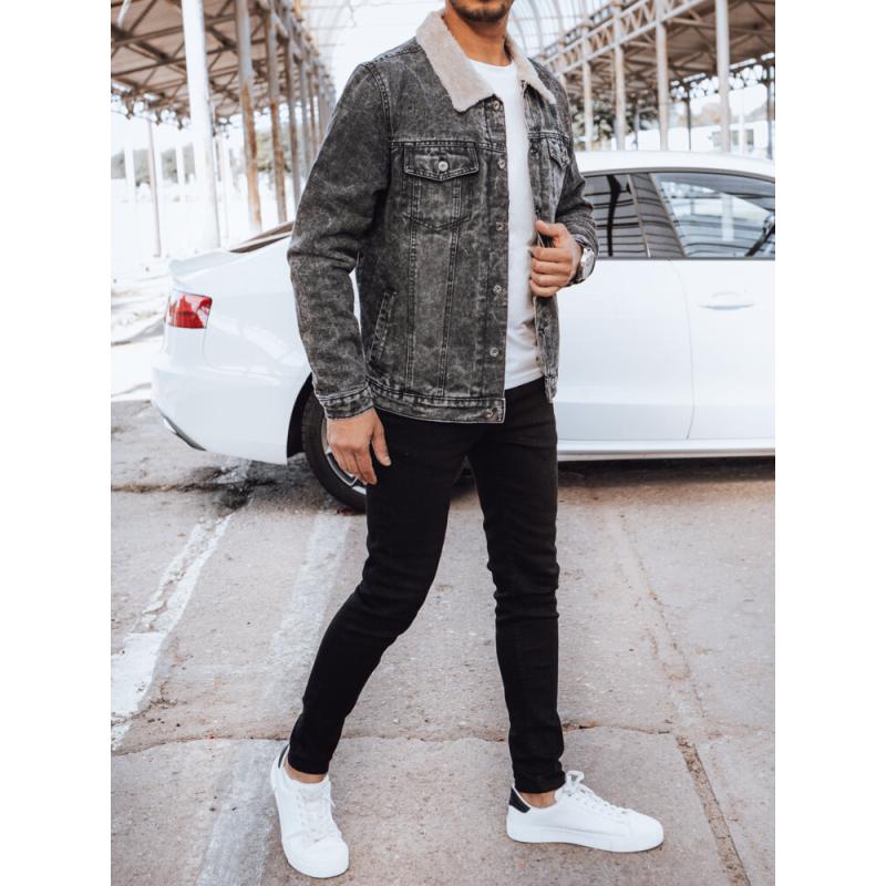 Férfi farmerdzseki READ fekete