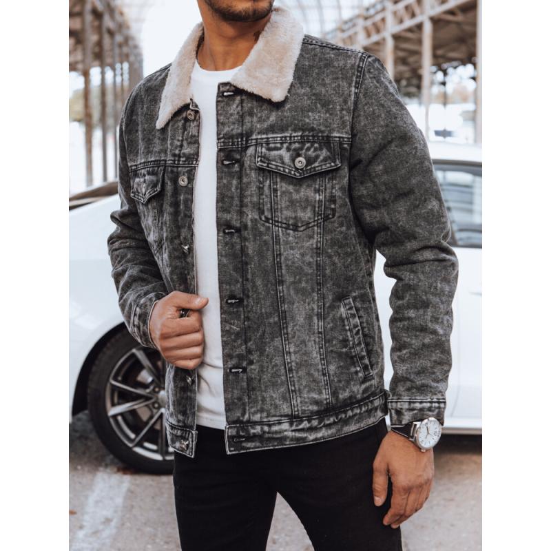 Férfi farmerdzseki READ fekete