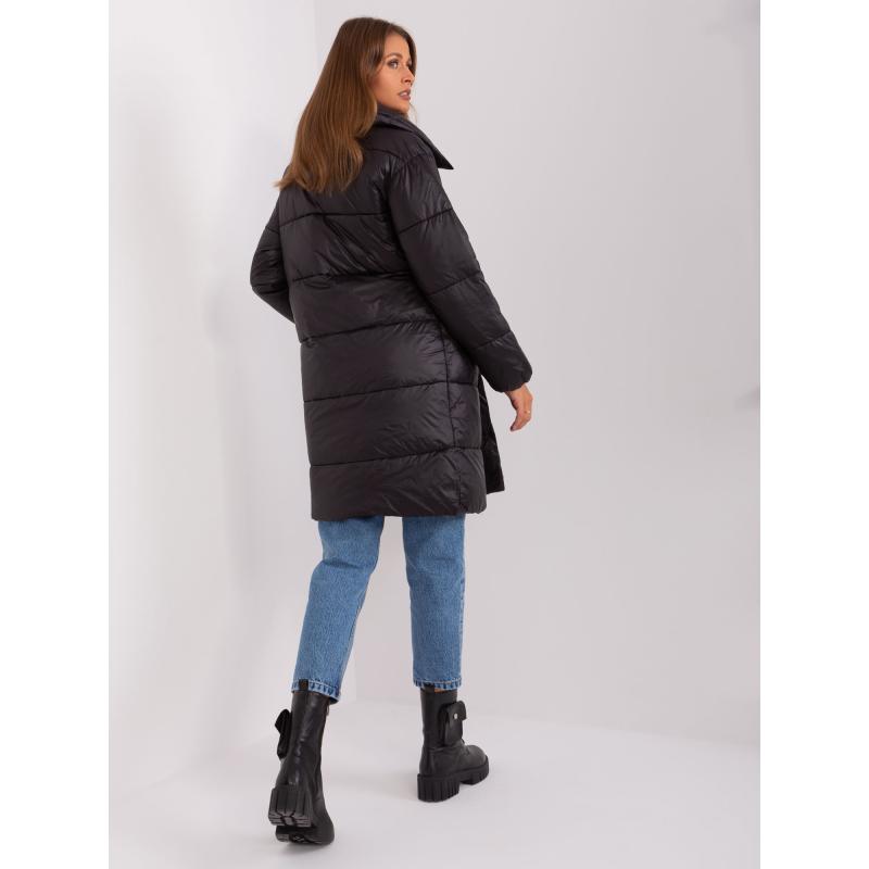 Dámská bunda prošívaná péřová zimní RAEK černá 