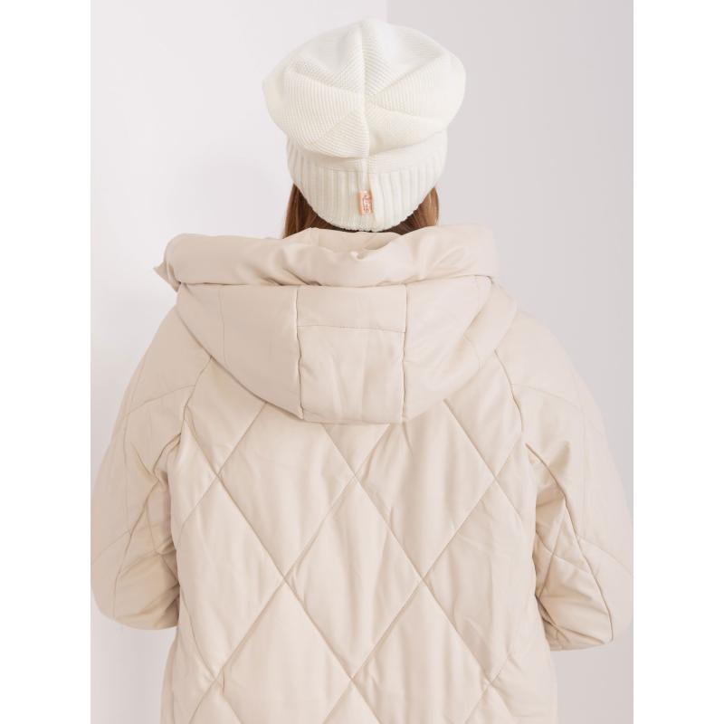 Dámská čepice RUE PARIS ecru 
