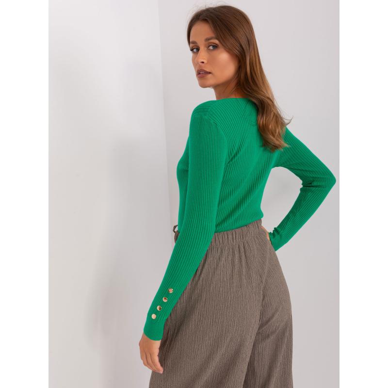 Dámský svetr s viskózou ETTA zelený