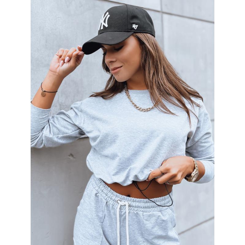 Dámská tepláková souprava CHARM světle šedá