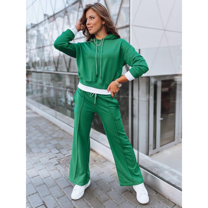 Dámská tepláková souprava SANELIS  tmavě zelená