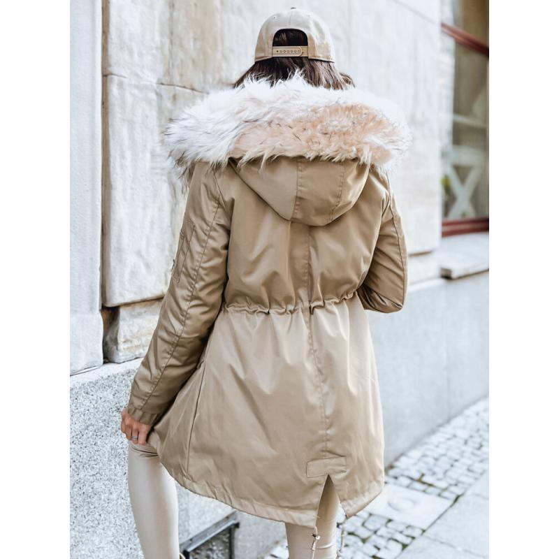 Dámská zimní bunda parka GARNET béžová