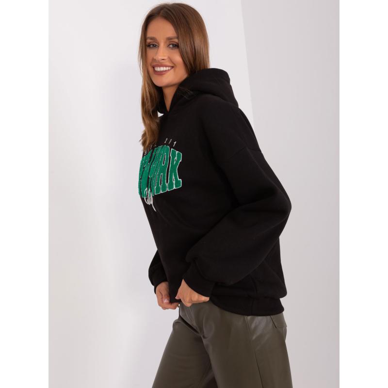 Dámská mikina s kapucí ECERI černá