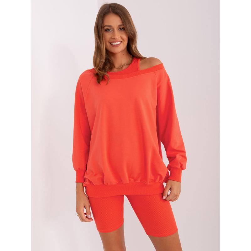 Dámska súprava s blúzkou CHELL oranžová