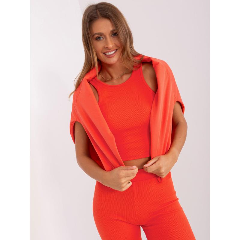 Dámska súprava s blúzkou CHELL oranžová