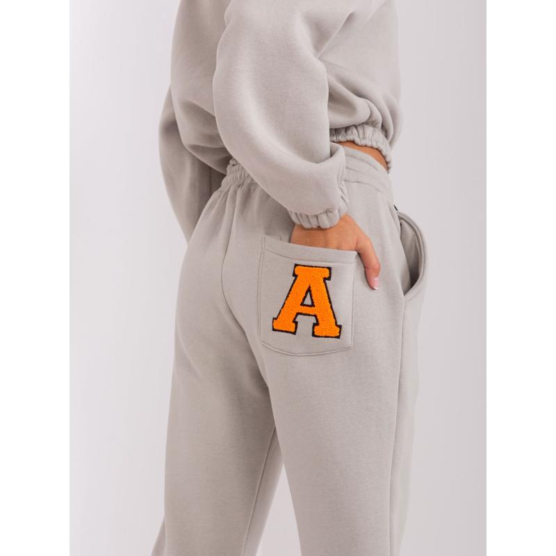 Női tréningruha STAC szürke narancssárga