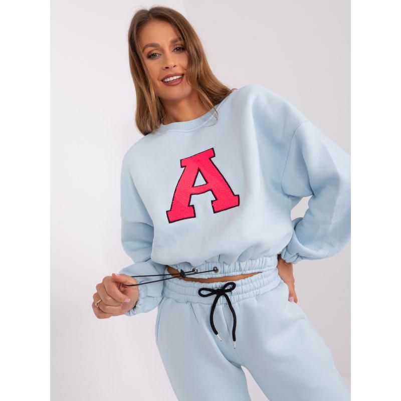 Dámská tepláková souprava s mikinou VORS světle modro růžová 