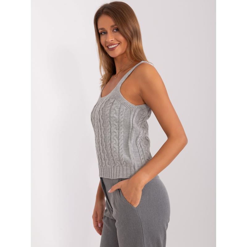 Dámská pletená souprava SEIC šedá 