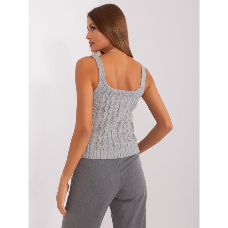 Dámská pletená souprava SEIC šedá 