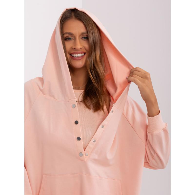 Dámská souprava pro volný čas s mikinou BREIB broskvová 