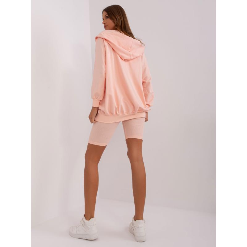 Dámská souprava pro volný čas s mikinou BREIB broskvová 