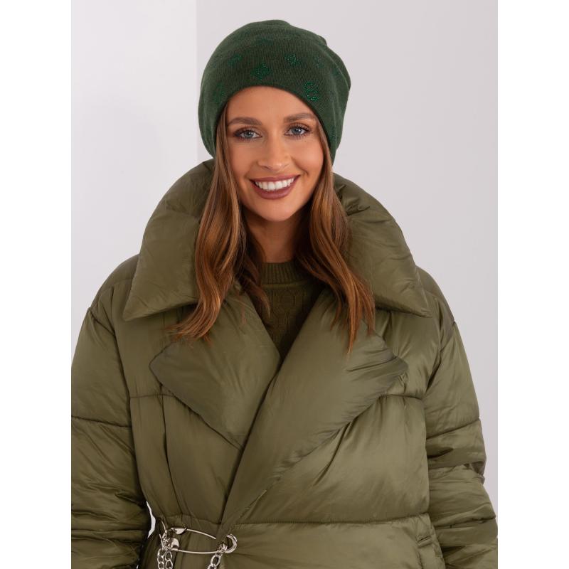 Női sapka ETHA sötétzöld