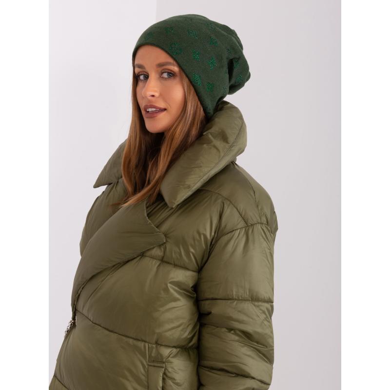 Női sapka ETHA sötétzöld