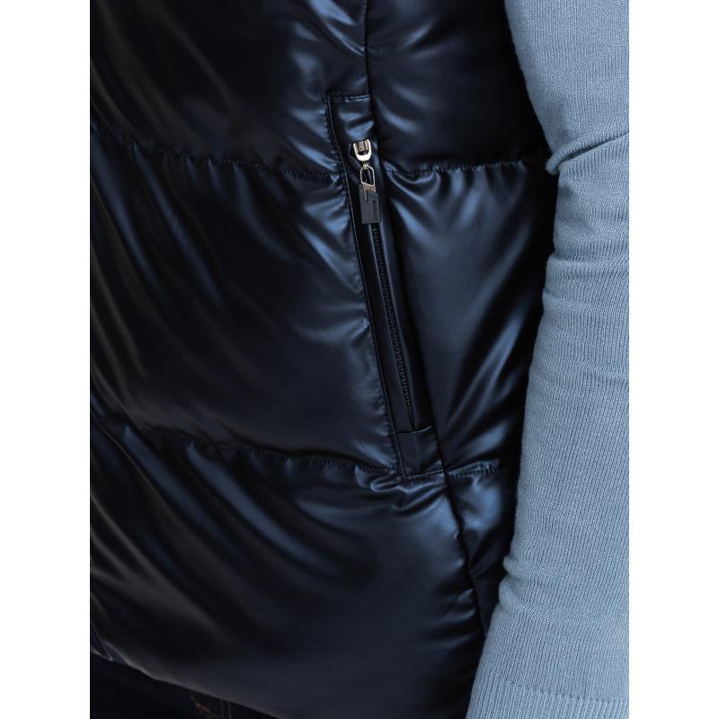 Pánska prešívaná vesta V2 OM-JAVJ-0113 tmavomodrá