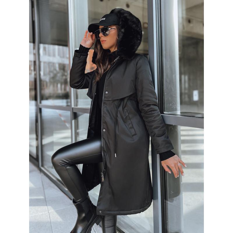 Dámská zimní bunda parka LUSTER černá