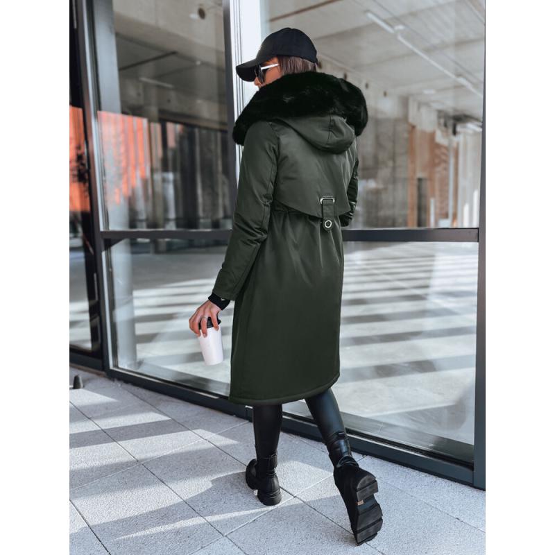 Dámská zimní bunda parka LUSTER zelená